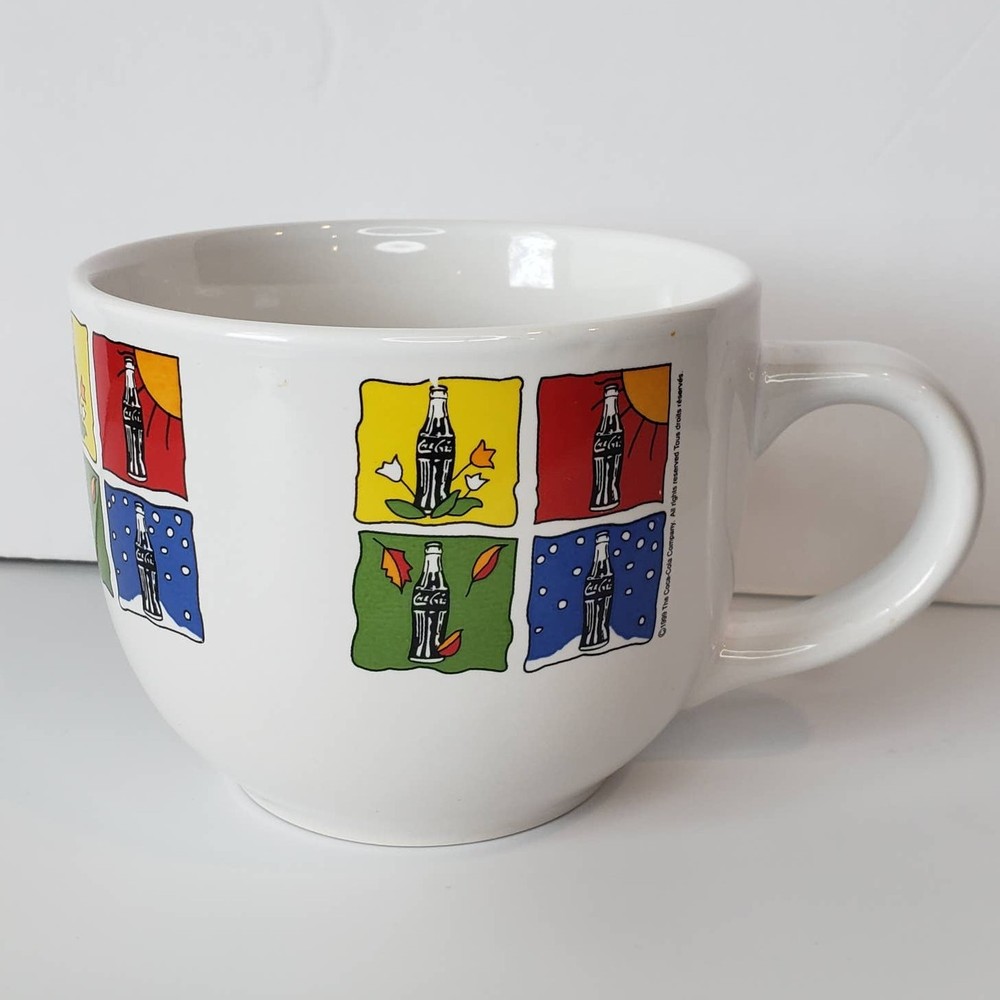 Coca-Cola Gibson Four Seasons Large Coffee Mug 2003 Collectible