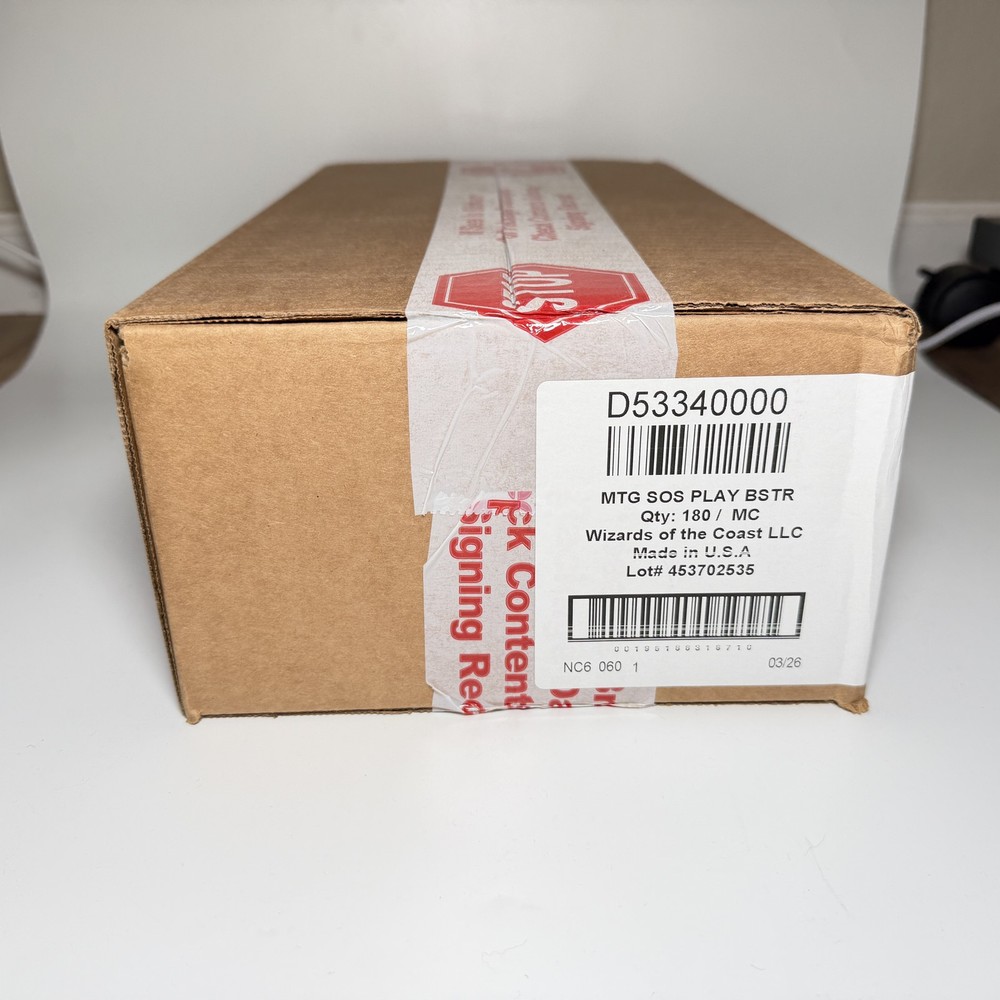 Magic the Gathering Secrets of Strixhaven Play Booster Box Factory Sealed Case