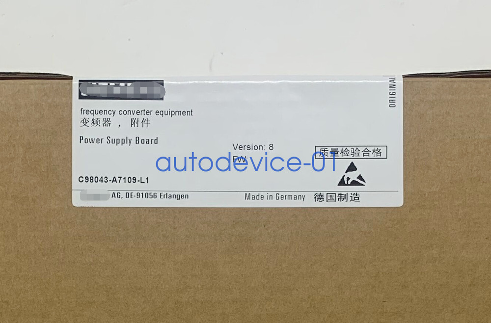 1pc new C98043-A7109-L1-8 6RY1803-0CM00 Via DHL/FedEx