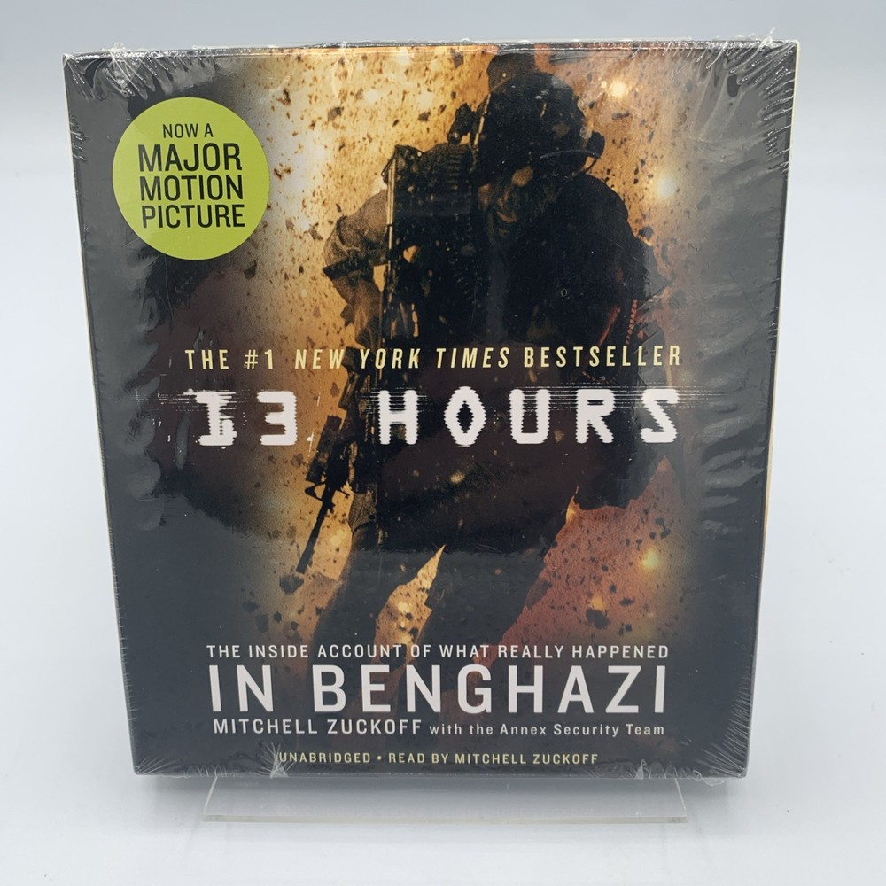 13 Hours Benghazi Audiobook CD Set Mitchell Zuckoff Unabridged Sealed 7 Discs