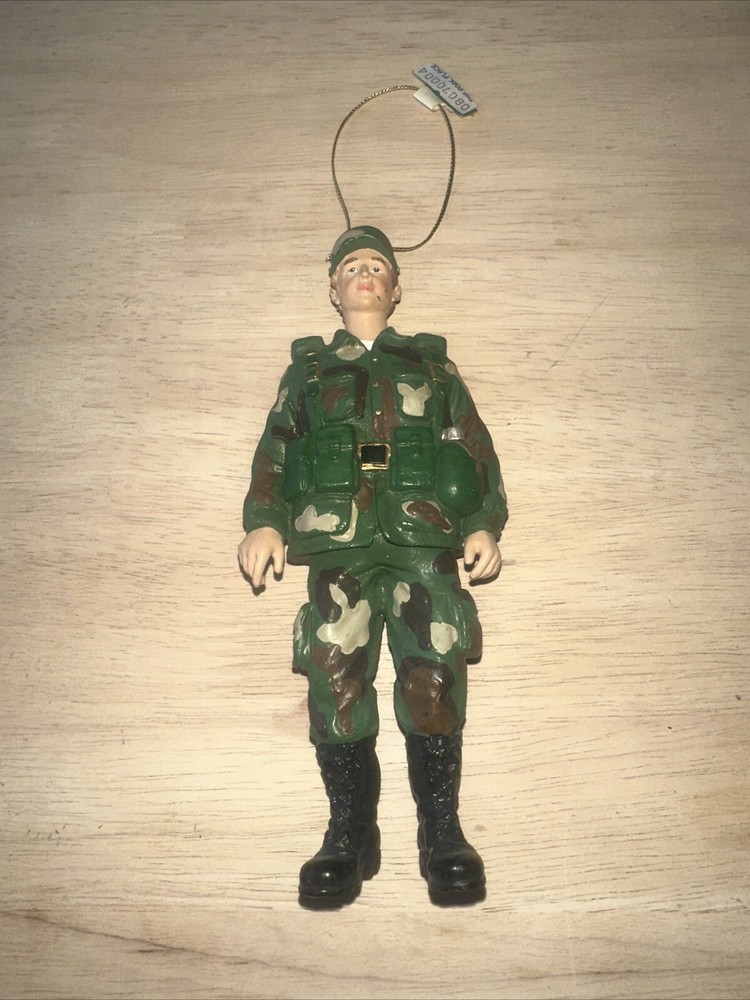 KSA Kurt Adler Army Solider Male  Christmas Ornaments