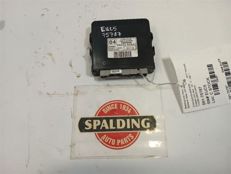 2017 Toyota Tacoma Transfer Case Control Module 89533-04041 10619079