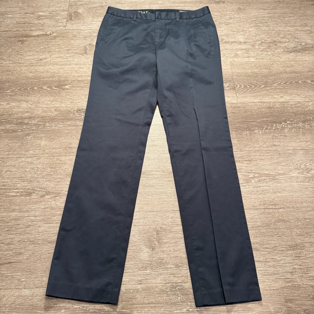 Bonobos Pants Mens 30 Blue Chino Slacks Monday Slim Straight Cotton 30x32 Preppy