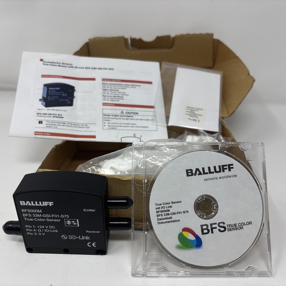 Balluff BFS 33M-GSI-F01-S75 True-Color-Sensor FNOB