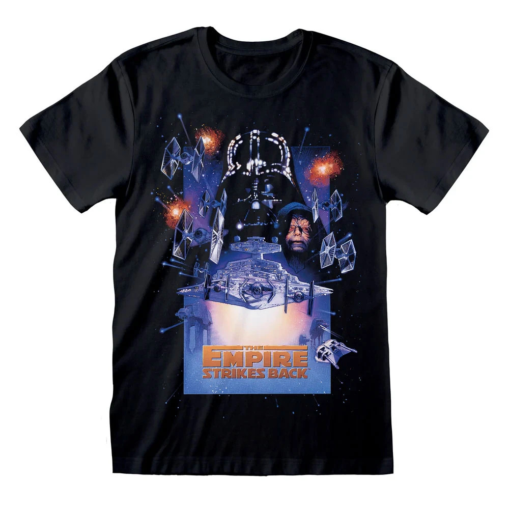 Disney Star Wars 'The Empire Strikes Back' Black T-Shirt Size S-5XL