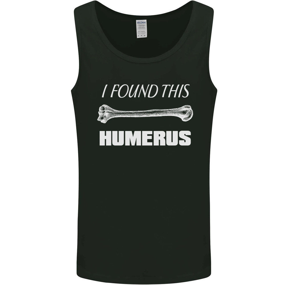 Funny Humerus Slogan Men's Muscle Tank Vest Top