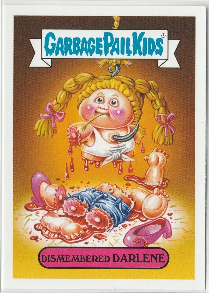 Dismembered Darlene #2a Garbage Pail Kids GPK 2019 Revenge of Oh the Horror-ible
