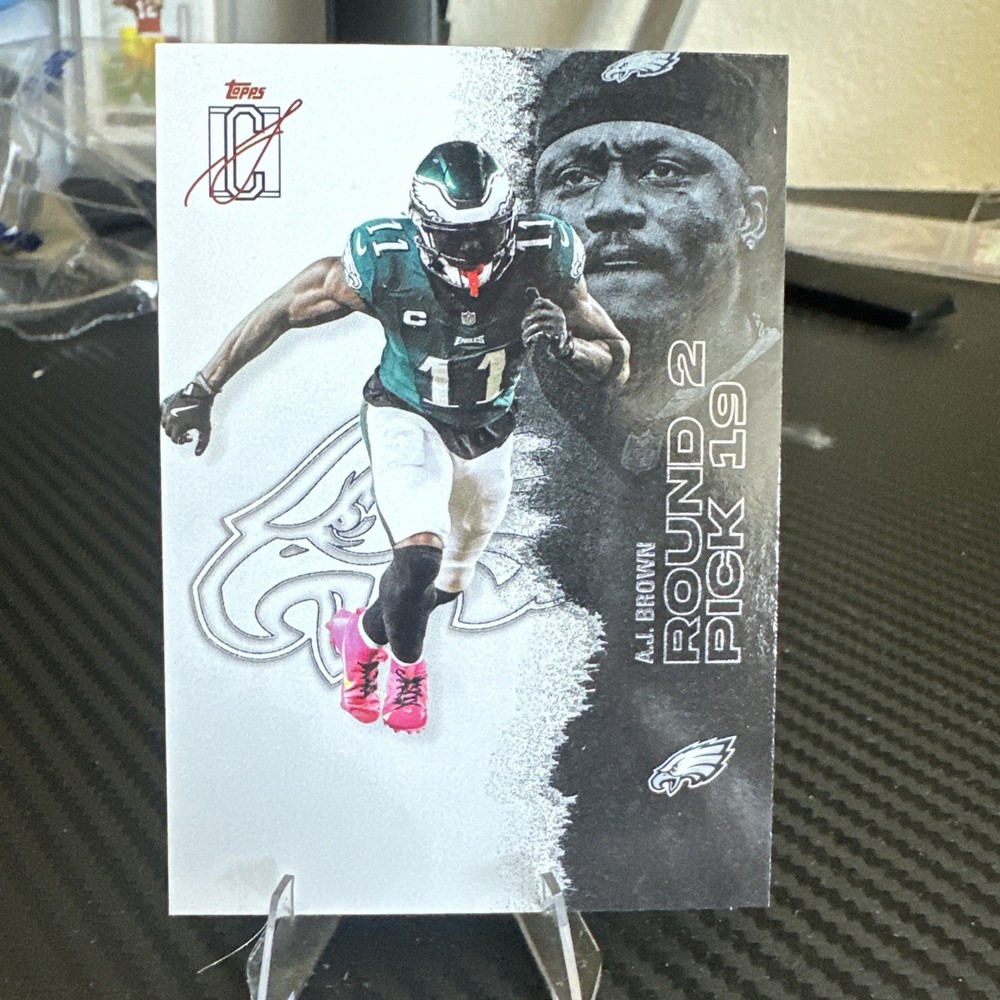 2025 Topps Signature Class - A.J. Brown #93 Eagles Patriots