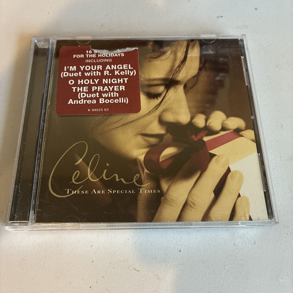 These Are Special Times Celine Dion CD 1998 Christmas Carols Andrea Bocelli Holy