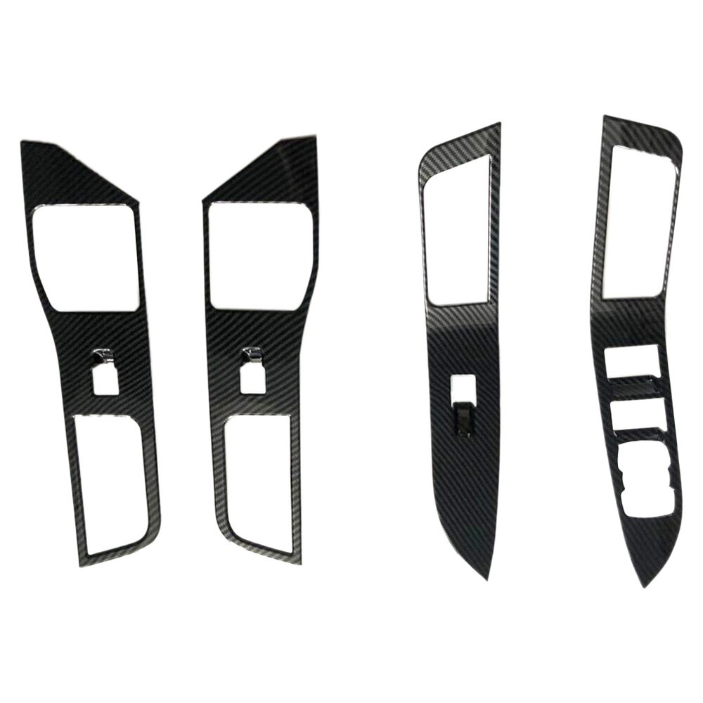 Car Door Window Lift Panel Cover Trim Carbon Fiber for  Explorer 2020 20213282