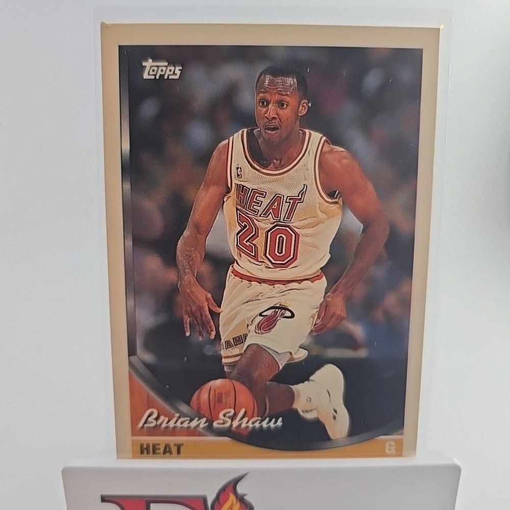 1993-94 Topps - #44 Brian Shaw Miami Heat