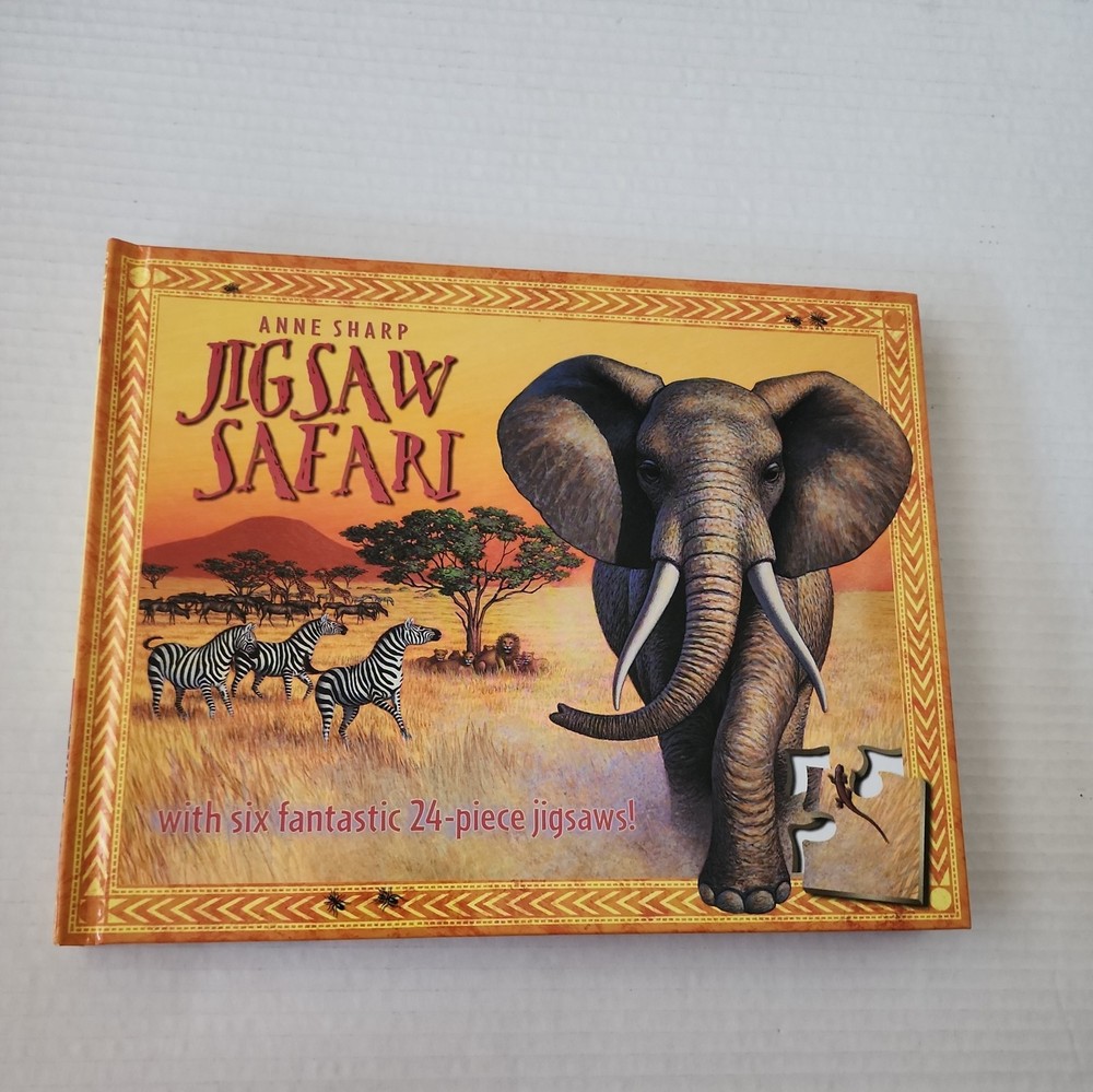 Jigsaw Safari: With Six Fantastic 24-piece Jigsaws - Hardcover - New Animals