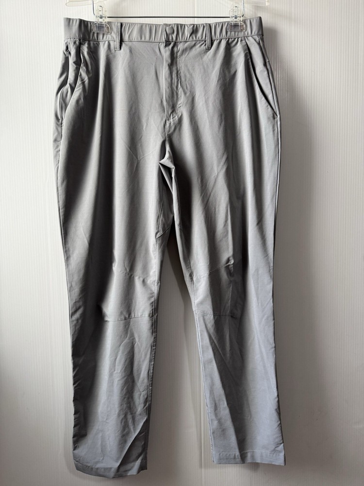Fabletics The Only Pant Golf Performance Stretch Men’s Sz L Gray