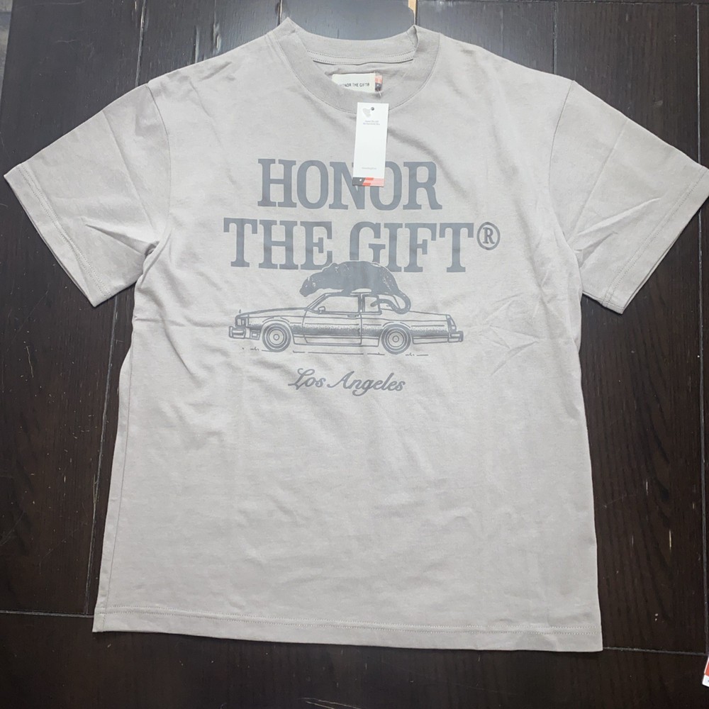 NWT Honor the Gift Tee T-Shirt Panther Car  Los Angeles Small Christian