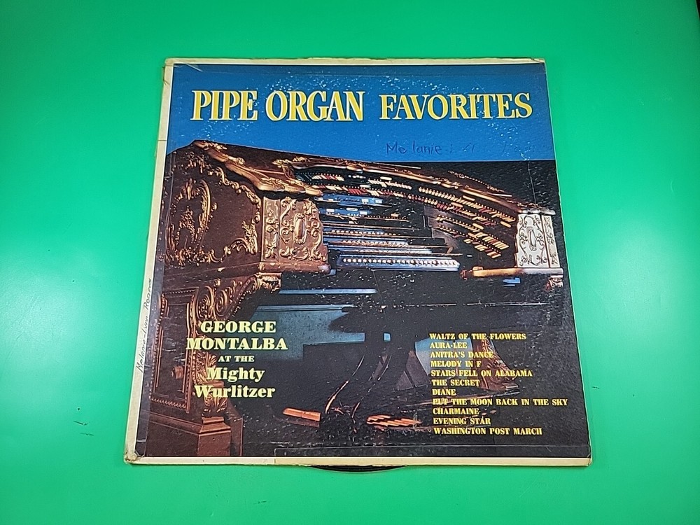 Pipe Organ Favorites LP GEORGE MONTALBA SF-22800