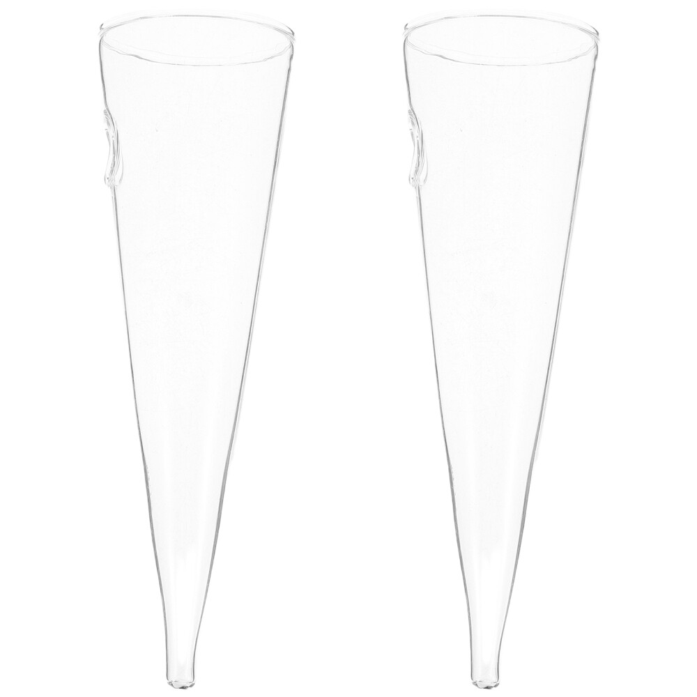 2 Small Hanging Hydroponic Wall Planters for Terrariums