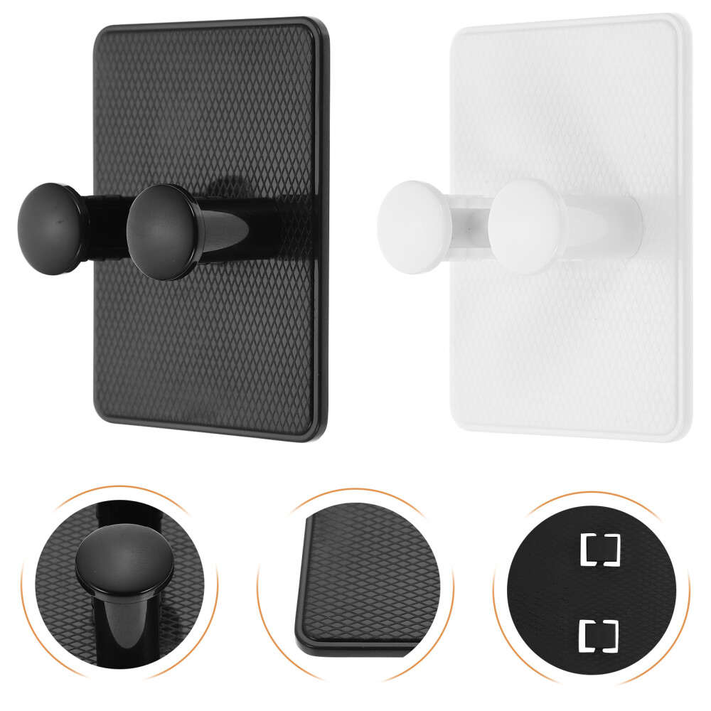 6 Pcs Holder Wall Mounted Shaver Electric Razor Stand Organizer Man