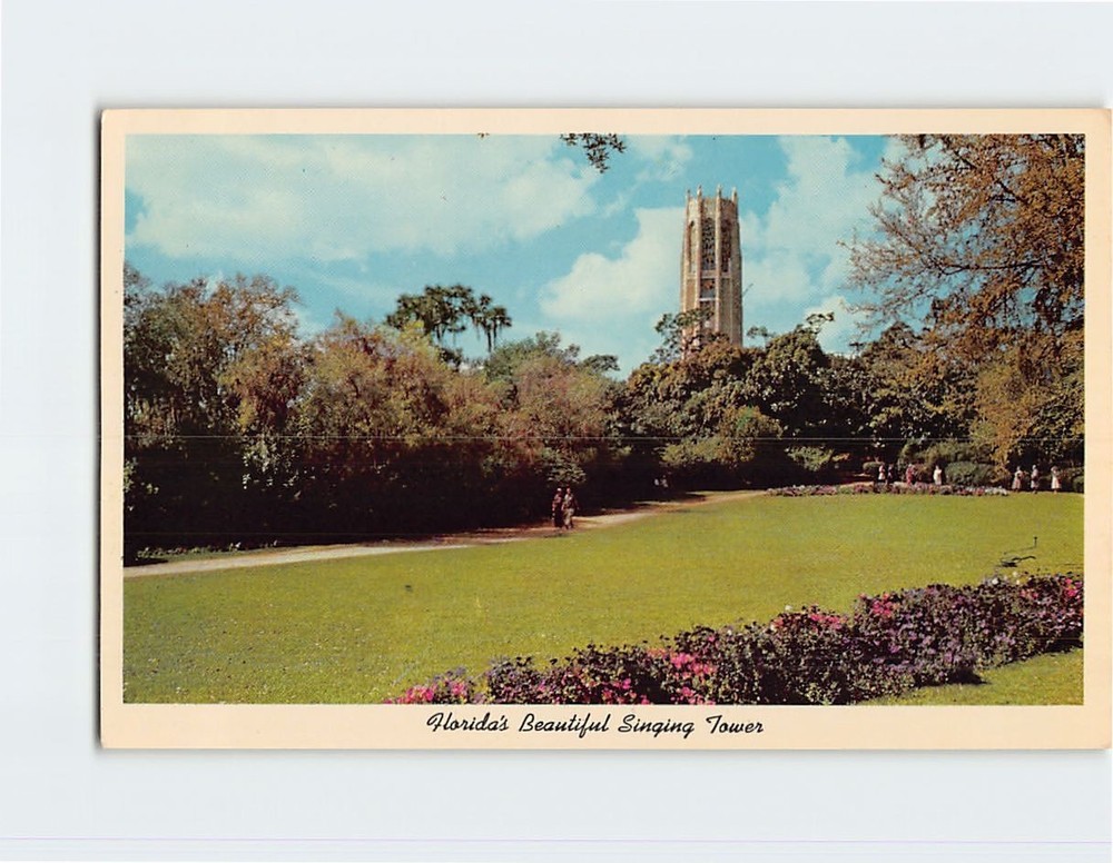 Postcard Floridas Beautiful Singing Tower Lake Wales Florida USA