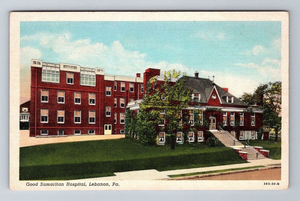 Lebanon PA-Pennsylvania, Good Samaritan Hospital, Antique Vintage Postcard