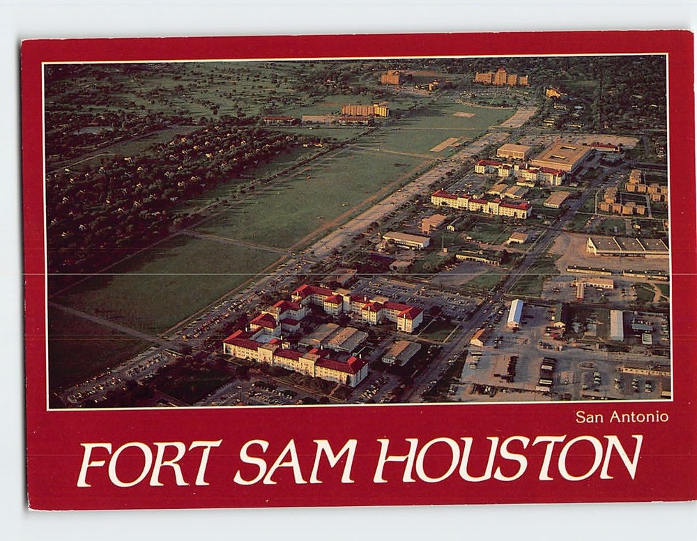 Postcard Aerial View Fort Sam Houston San Antonio Texas USA