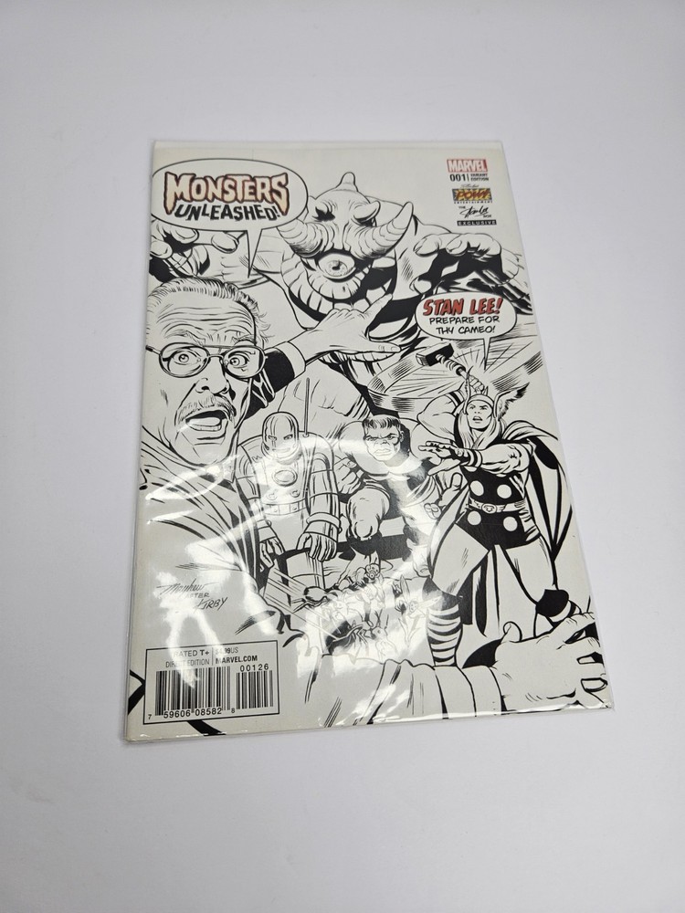 Marvel Comics Stan Lee Monsters Unleashed 001 Variant Edition Comic Book