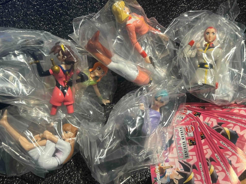 HG Gundam Heroine Figure Complete Set  Vintage  Anime Japan Gashapon Capsule Toy
