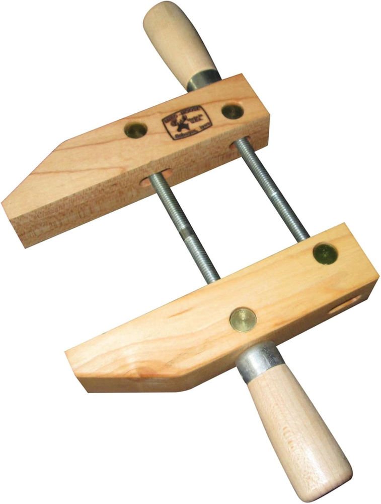 Made in USA Wood Hand Screw Clamp 6 Inch Hard Maple Jaw