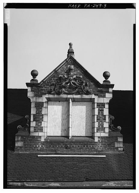 3. Detail View Of Gable Roof Dormer Along South Facade Looking North -