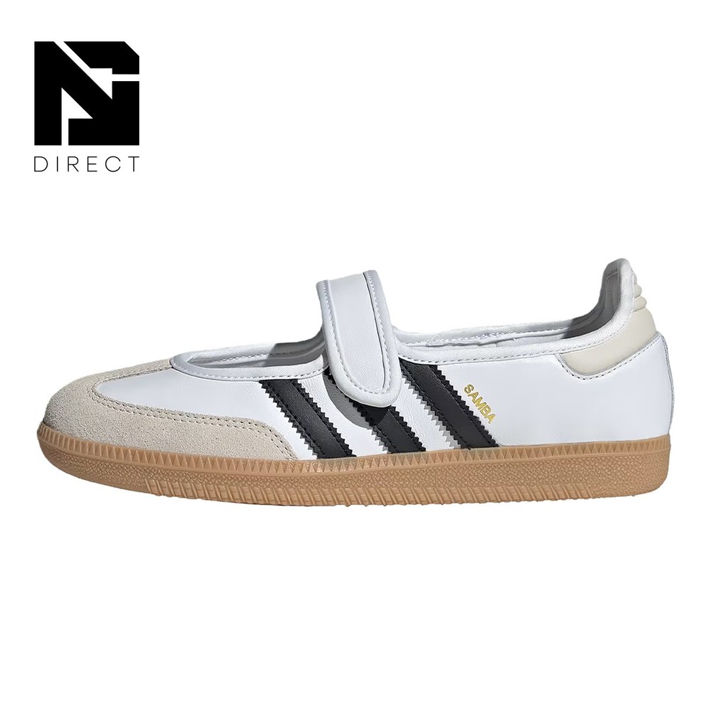 Brand New adidas Womens Samba Jane White Black JR1402 Women Size