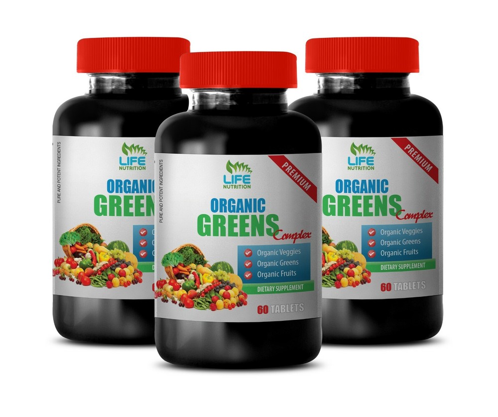natural energy booster - ORGANIC GREENS COMPLEX - weight loss supplement 3B