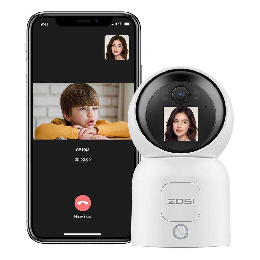 Wired C519M 2.5K 4 MP Indoor Smart Home Security Camera, 360-Degree PT Baby/Pet