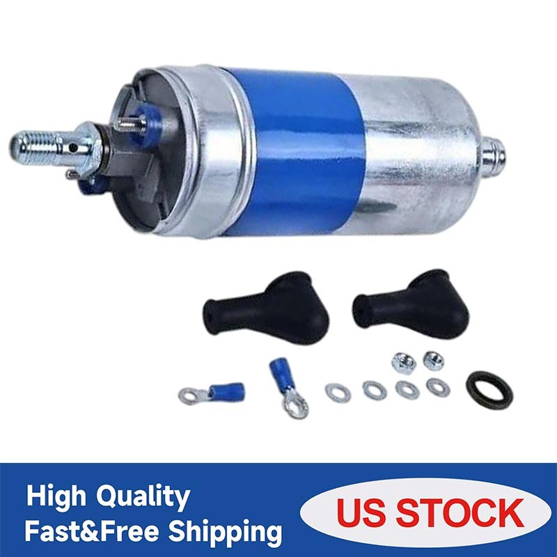 New Electric Fuel Pump 0580254910 W Install Kits For Mercedes W123 W124 W126