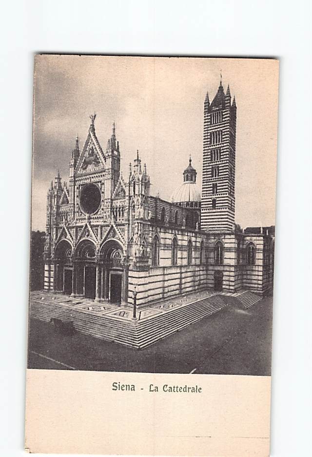 Postcard The Cathedral Siena Tuscany Italy
