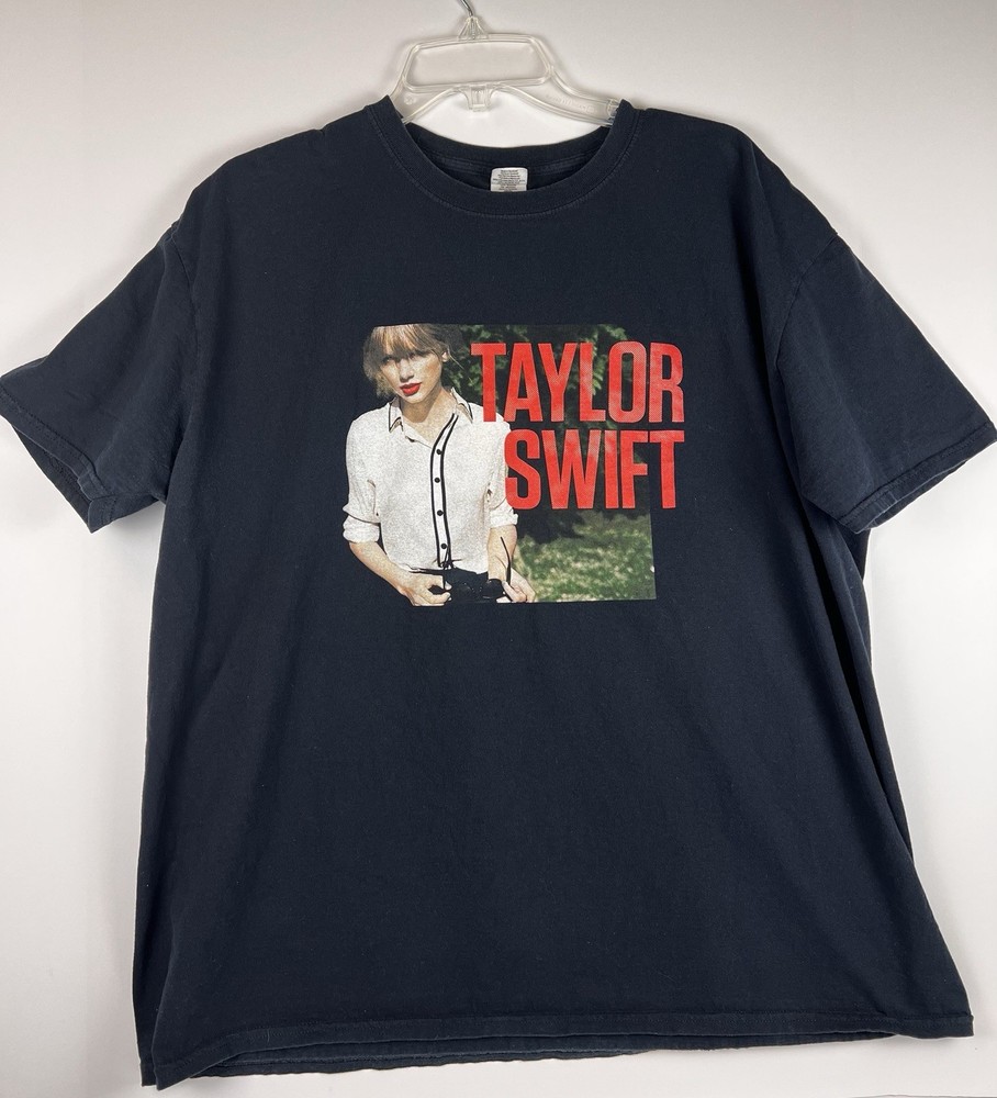 Vintage 2012 Taylor Swift Red Album Music Black XXL T-Shirt