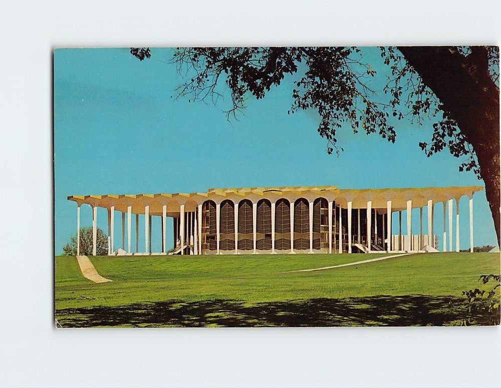 Postcard Learning Resources Center Oral Roberts University Tulsa Oklahoma