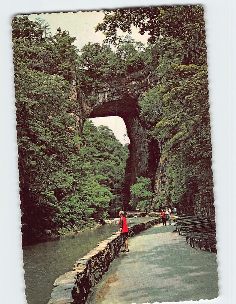 Postcard Natural Bridge Virginia USA