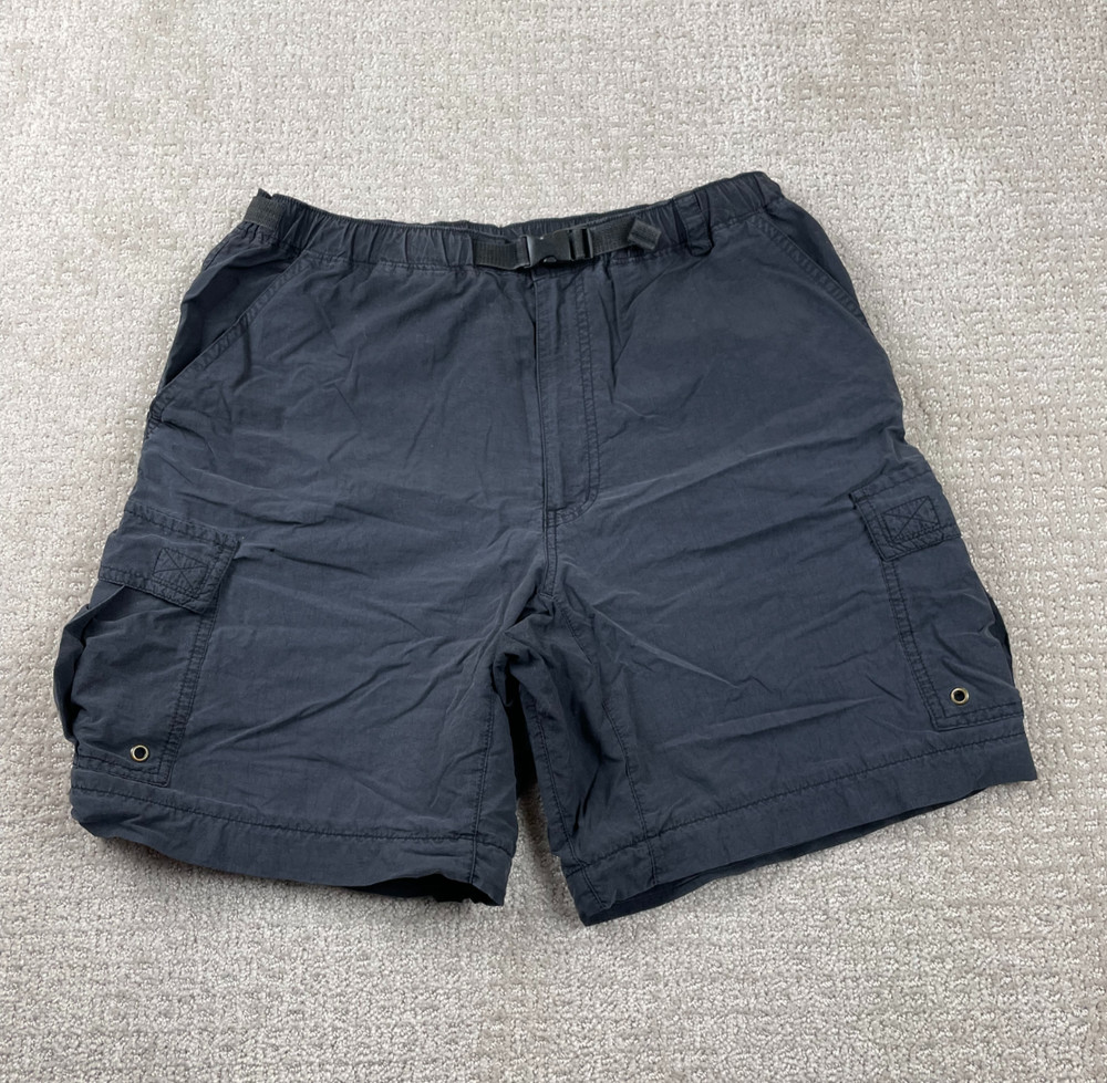 REI Shorts Mens Small Nylon Cargo Utility Lightweight Belted Hiking Outdoors