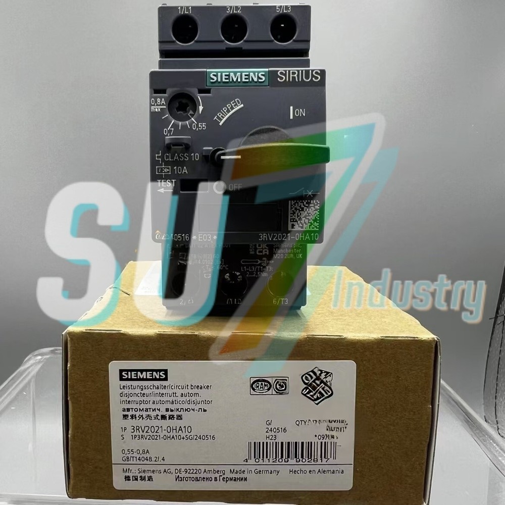 Siemens 3RV2021-0HA10 Circuit breaker# 1pcs New In Box