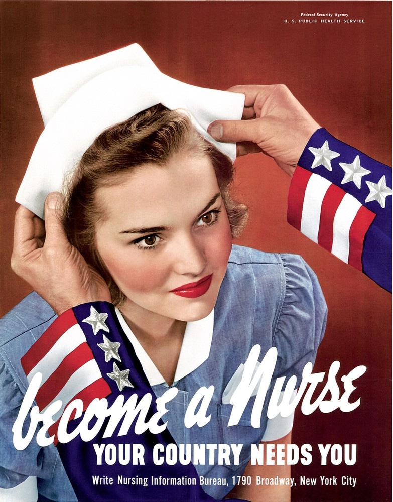 7827.Decoration Poster.Home Room wall interior art design.Become a Nurse.US Army