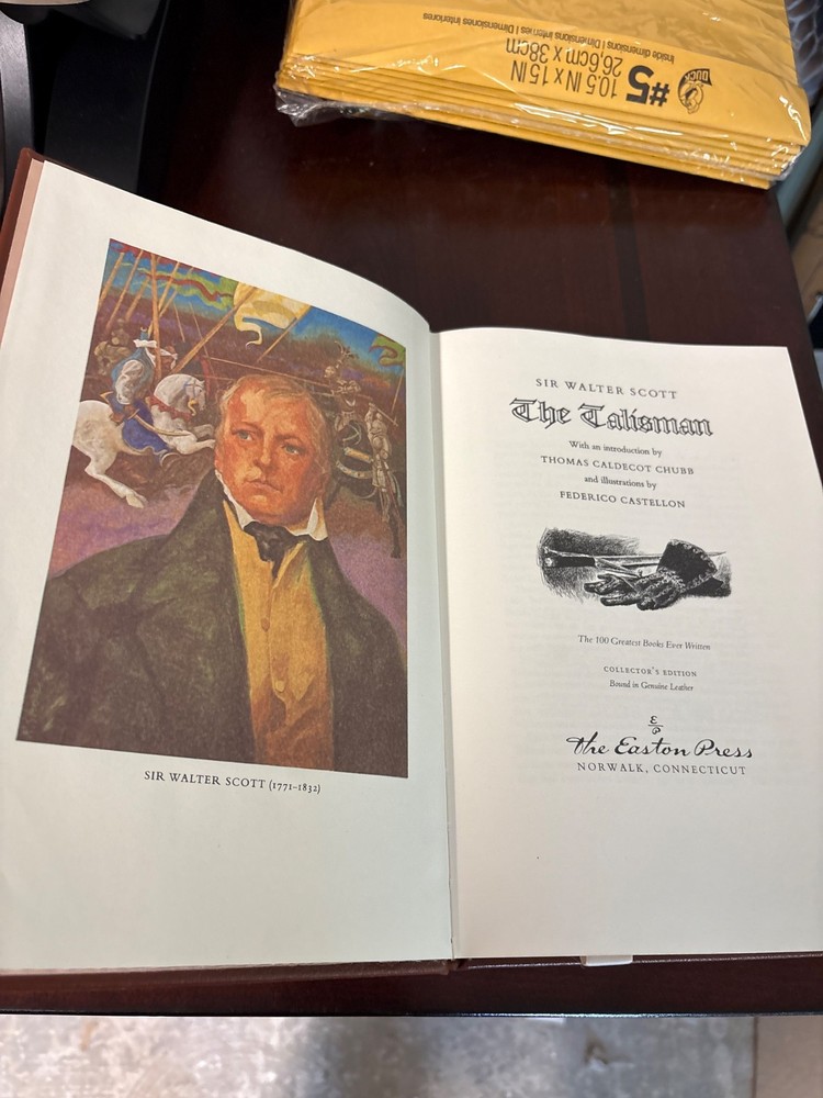 The Talisman by Sir Walter Scott -Easton Press Collector's Edition Leather-bound