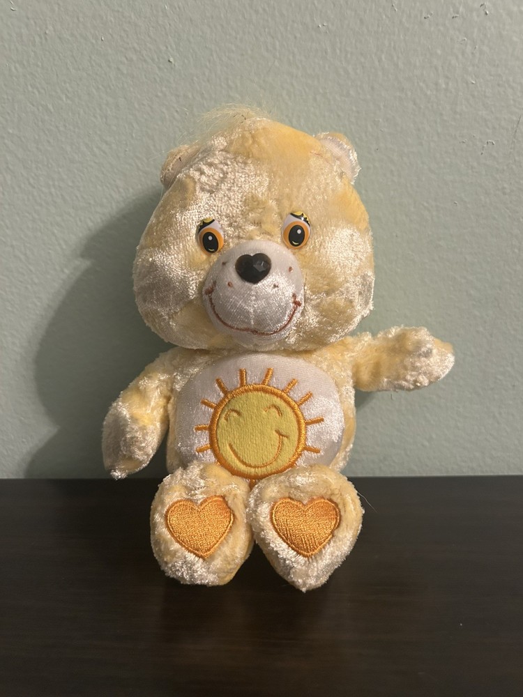Vintage Care Bears Funshine Bear Special Edition Charmers Series 7 Plush 2004