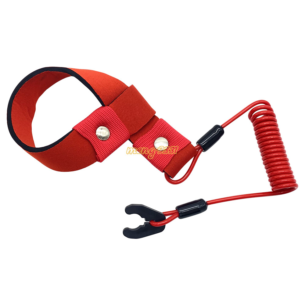 Key Kill Switch Safety Lanyard Band Tether for Honda Jet Ski Aquatrax F12 F12X