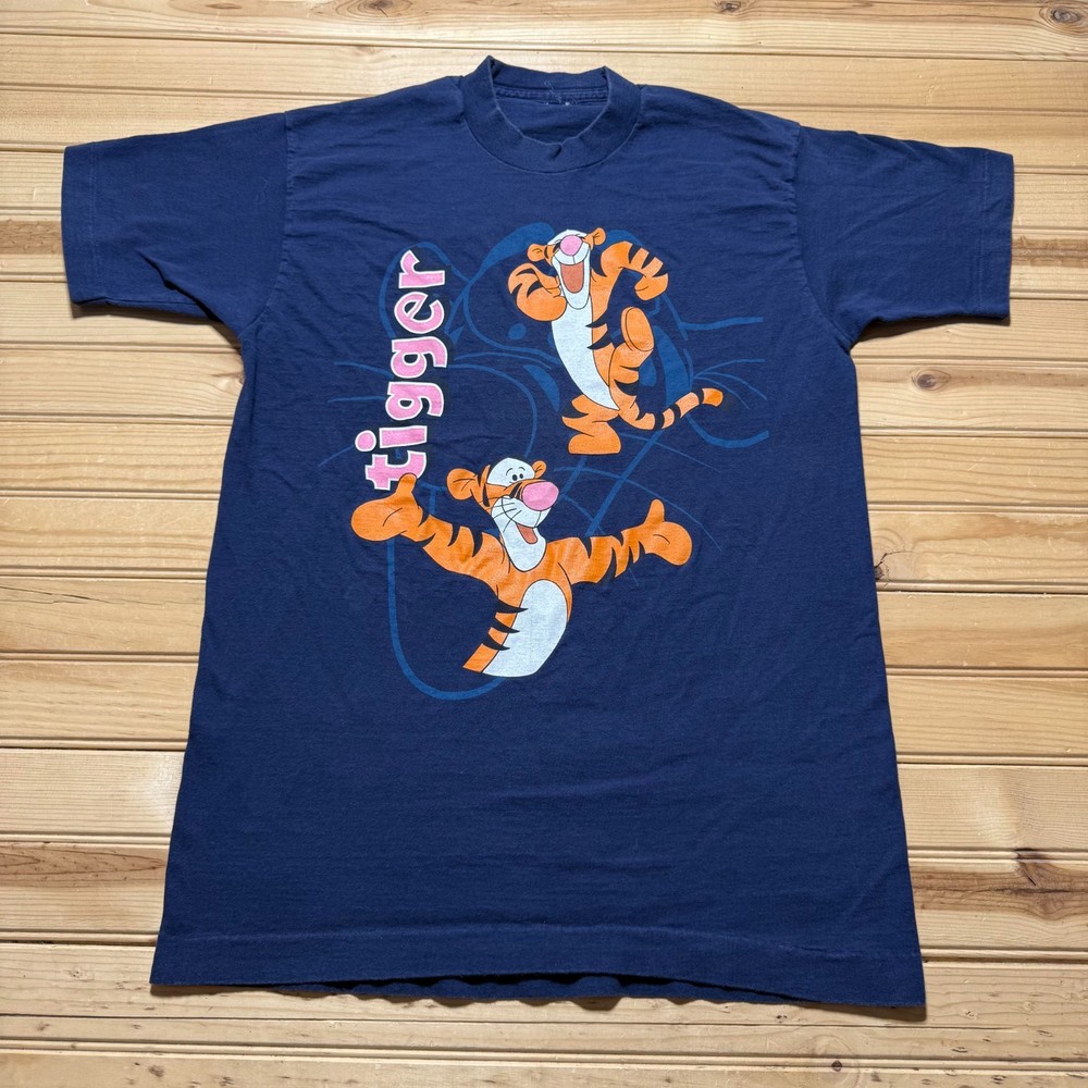 Vintage 90s Disney Tigger Winnie-The-Pooh Single Stitch Graphic T-Shirt Youth XL