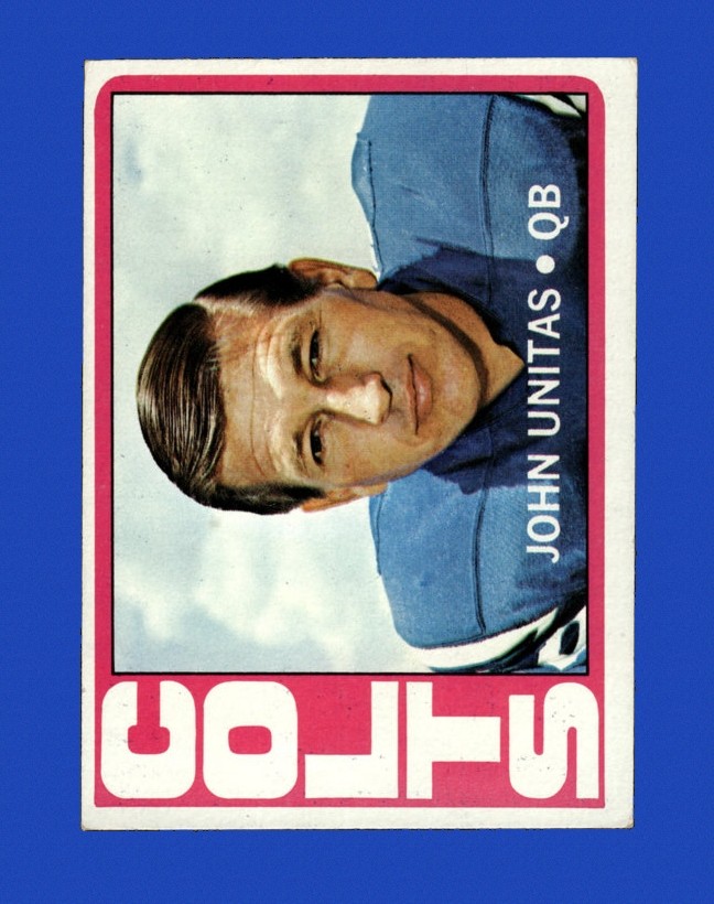 1972 Topps Set-Break #165 Johnny Unitas EX-EXMINT *GMCARDS*Consign with Greg Morris Cards