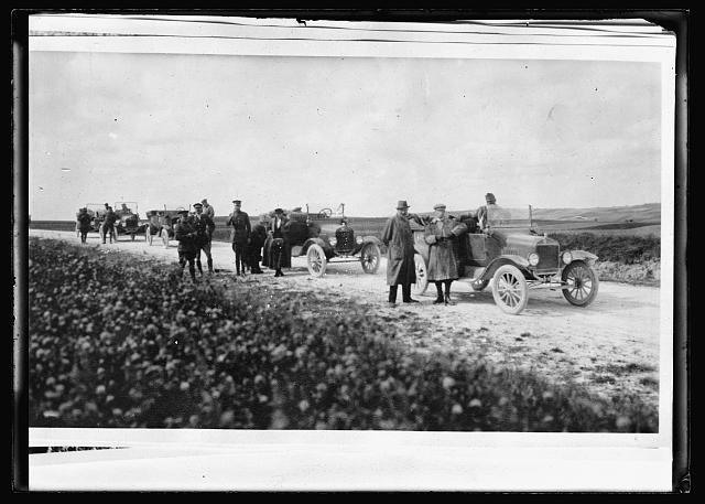 Poland 1919 Interallied Medical Commission Typhus Inspection Automobiles