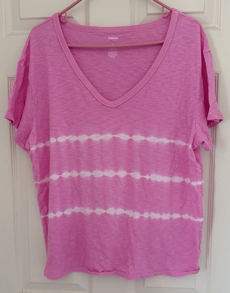 Sonoma Women’s Pink Shirt Size L