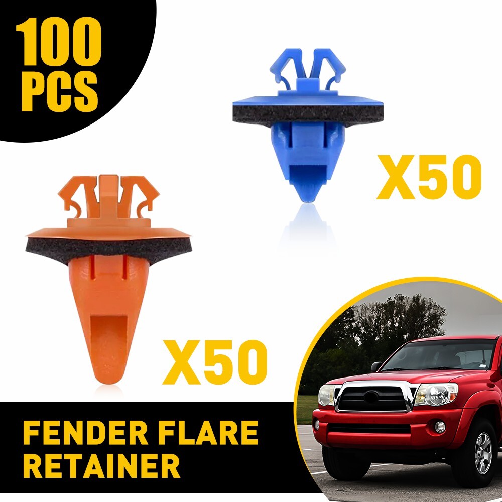 For 2005-2015 Toyota Tacoma Fender Flare Retainer Clips 75495-35010 75397-35010