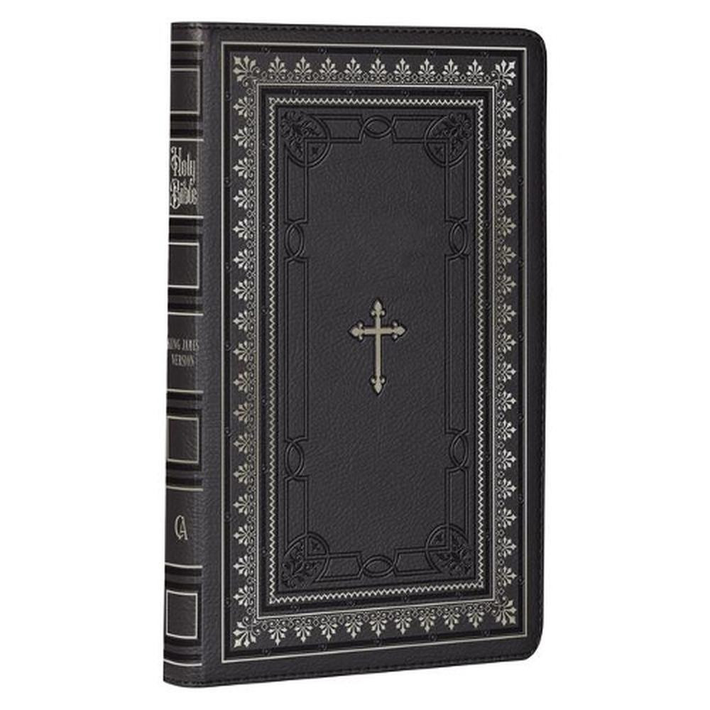 KJV Holy Bible Standard Size Faux Leather Red Letter Edition - Thumb Index & Rib