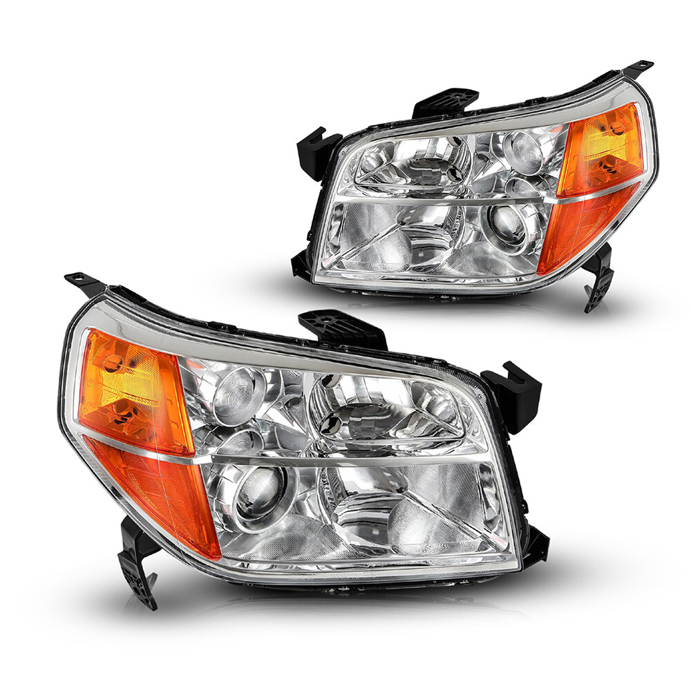 Headlights Assembly With Projector For 2006-2008 Honda Pilot Left+Right Pair