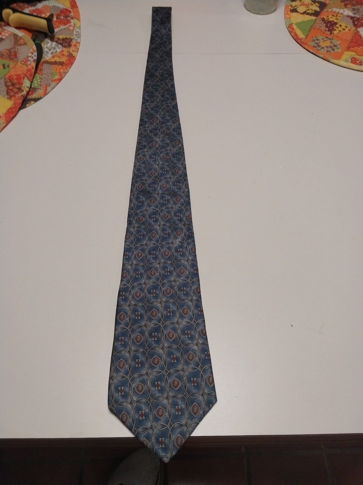 Henry Grethel Men's Necktie Italian Silk, Multicolor, 4